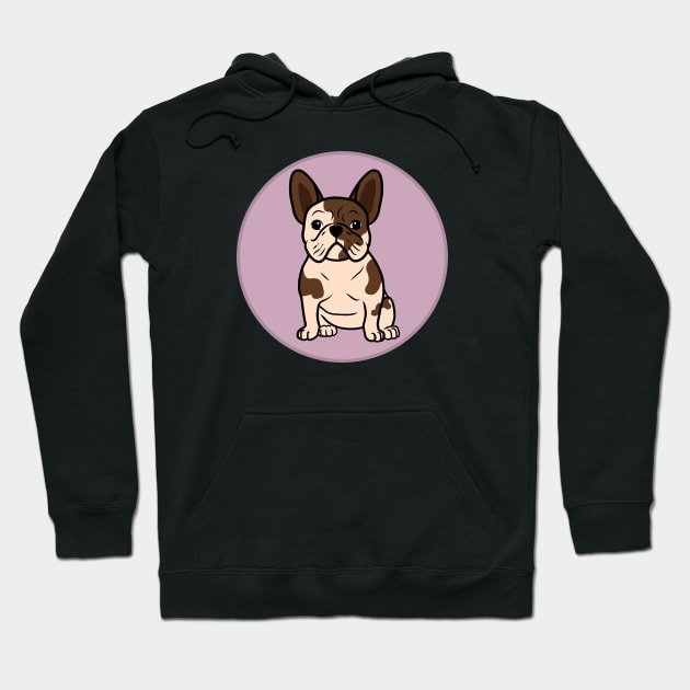 Frenchie Pink Hoodie by PaletteDesigns